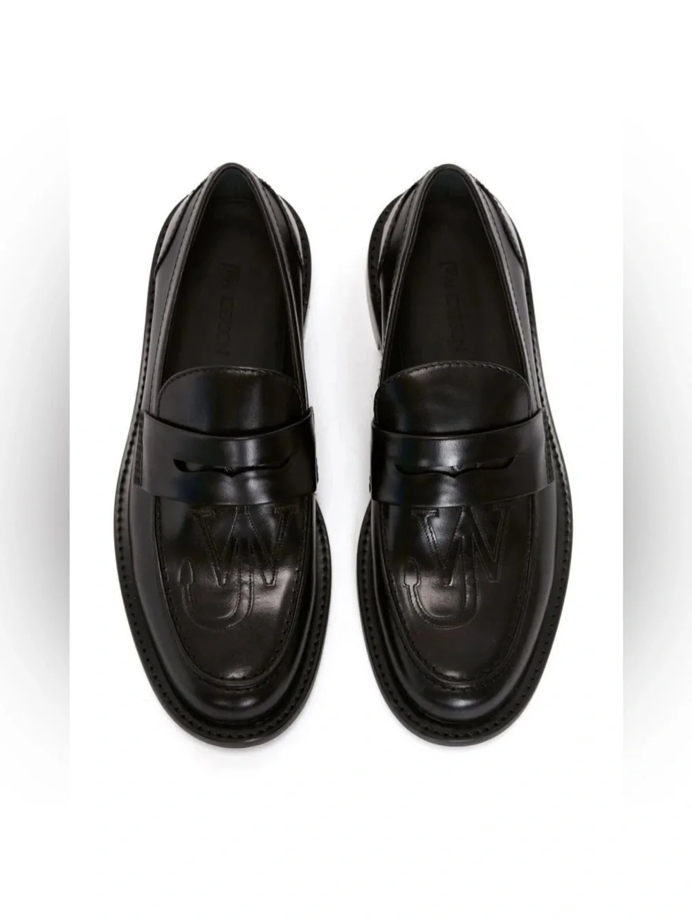 JW ANDERSON logo front loafers